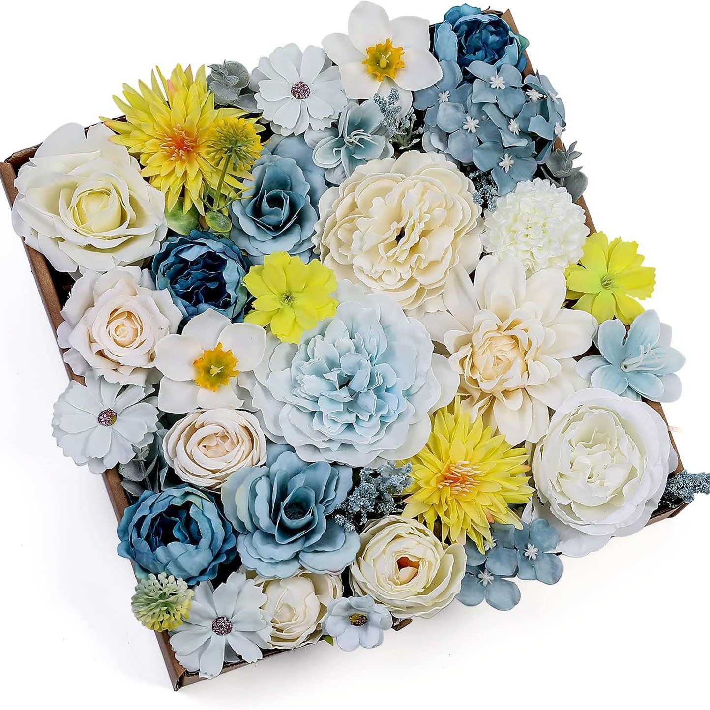 Cross-border creative gift box flower handmade decorative silk cloth…