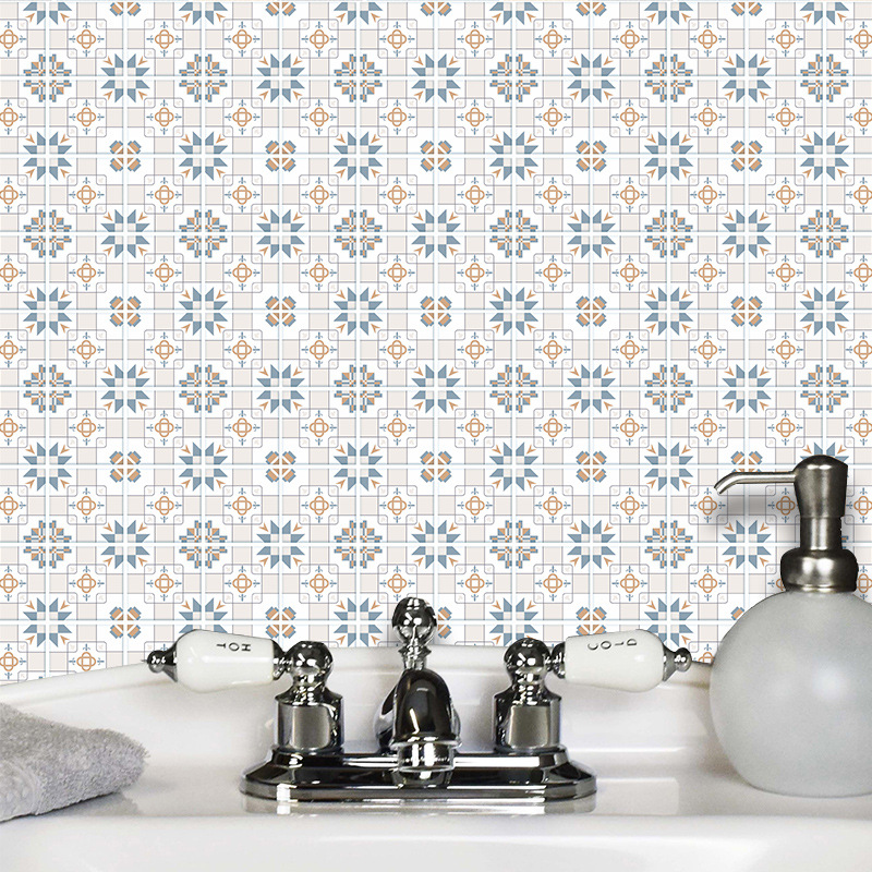 Cz43 Motif À Carreaux Carrelage Rénovation Autocollant Cuisine Salle De Bains Et Dortoir Salle À Manger Mur Étage Décoratif Wall Sticker display picture 1