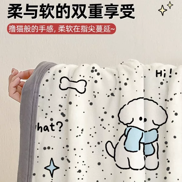 Office Nap Blanket, Sofa Air-Conditioning Blanket, Towel Blanket, Flannel Shawl, Summer Cooling Blanket, Thin Summer Blanket