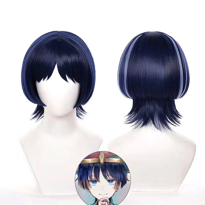 Jifuyuan god cos wig vagrant straggler wig cos jarhead styling game short hair anime wig