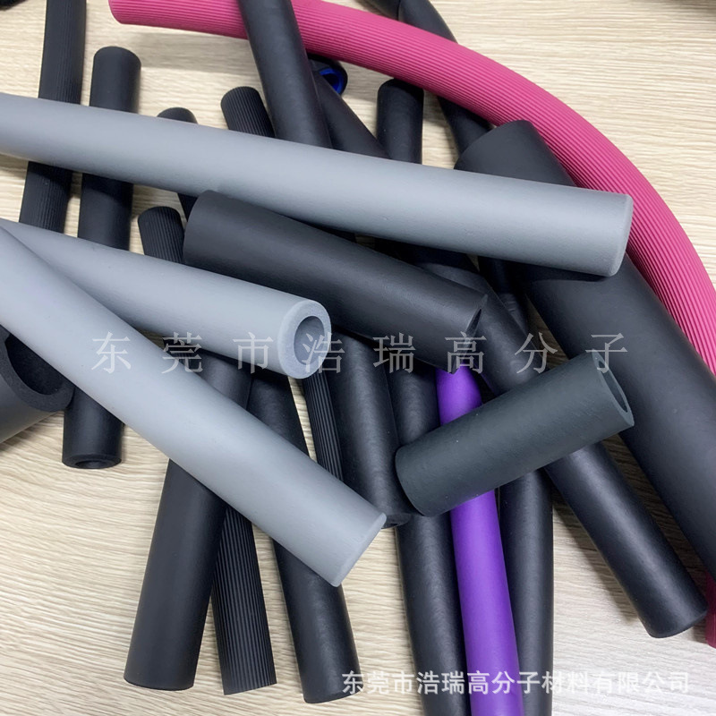 橡塑NBR发泡海棉套管跳绳海绵手把套 滑板车EVA泡棉手柄