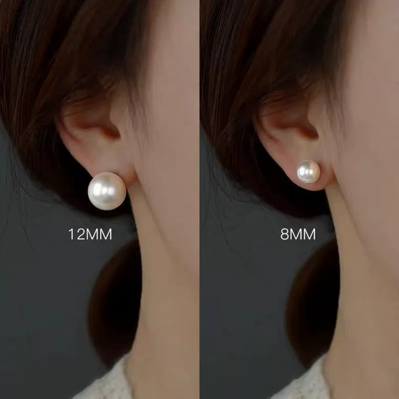 Серьги, сари серебряная игла из жемчуга, коллекция 2023 года, образец из серебра 925, инфлюенсер
