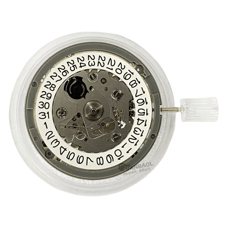 Часы Аксессуары Японский Оригинал Новый NH35A Автоматический Механический Механизм NH35 Движение Белый Календарь