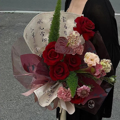 Holiday New Non-woven Cotton Paper Flower Floral Bouquet Inner Lining Paper Overlay Bag Flower Paper Flower Shop Materials