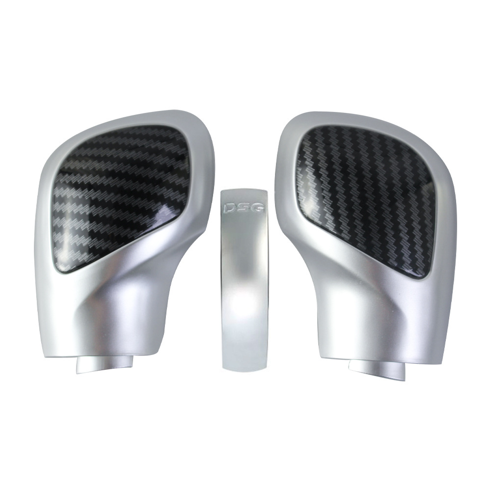 Accesorios de Modificación con Patrón de Fibra de Carbono Aplicables a Nivel Internacional para Volkswagen Golf y Passat, Cubierta Decorativa para la Palanca de Cambios image 5
