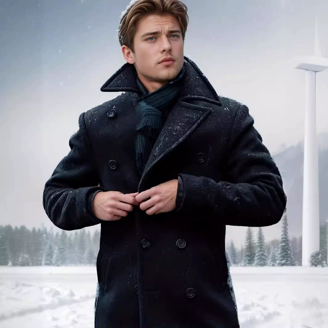 Модернизированная версия 2024 Европа и США трансграничная новая мужская одежда