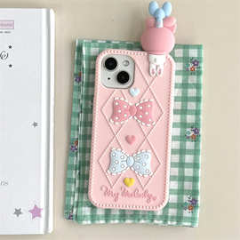 趴趴美乐蒂iphone15适用16苹果14Promax硅胶手机壳13卡通11可爱12