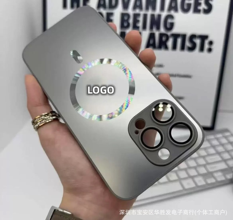 Apple 17 携帯電話ケース AG ナノマット磁気吸着肌触り レンズフィルム付き 耐衝撃 iPhone16 保護ケース|undefined