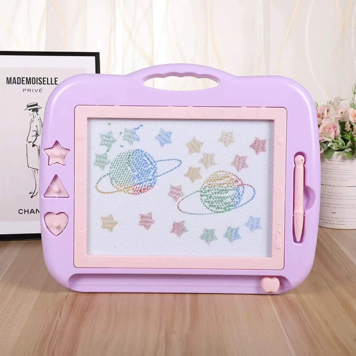 Магнитная игрушка для раннего письма, доска рисования, граффити