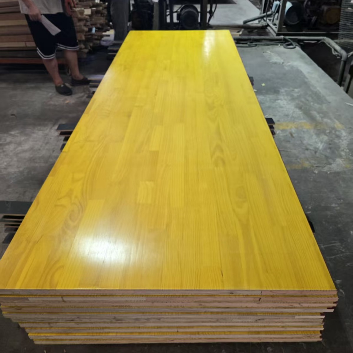 三层松木 杉木建筑模板黄色厚芯桥梁板