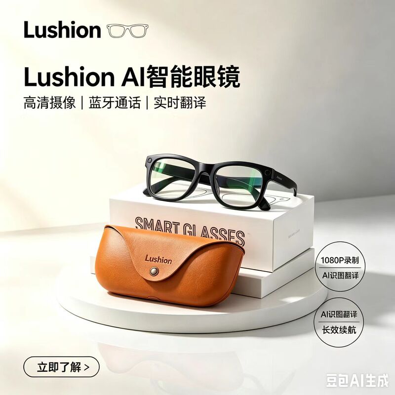 Suitable for the New Ray-Ban Meta Cross-Border Mt5 Smart Glasses with 8 Million Pixels, Charging Case, Logo, Dual Microphone Noise Reduction Suitable for the New Ray-Ban Meta Cross-Border Mt5 Smart Glasses with 8 Million Pixels, Charging Case, Logo, Dual Microphone Noise Reduction