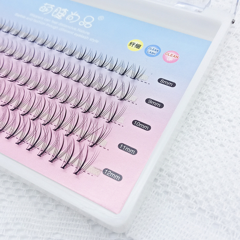Pestañas lindas Shangpin Flor de hadas Injerto de pelo pestañas postizas auto-injerto de flores de pelo cinco filas paquete mixto Barbie sandwich pestañas