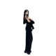 French Style Sleeveless Black Sleeveless Top Women's Summer Strapless Spice Girls Short Slim-fit Backless Camisole