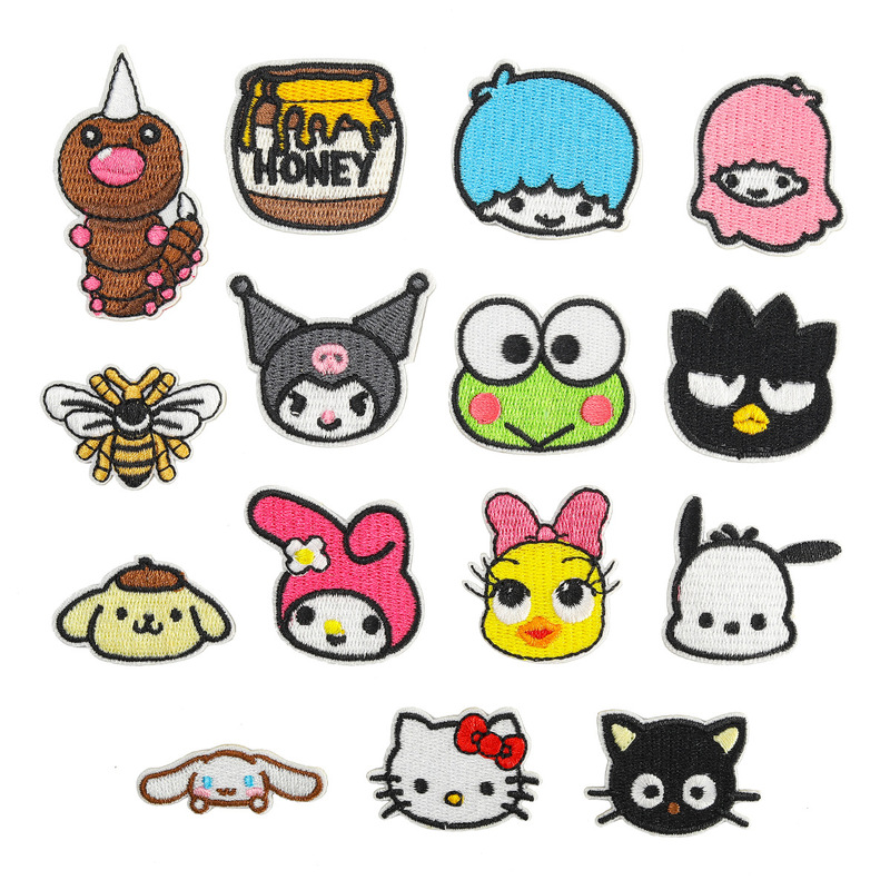 Elegant embroidery new Mini small cloth stickers classic cartoon Puppy Kitten series patch stickers little girl bag decorative stickers Elegant embroidery new Mini small cloth stickers classic cartoon Puppy Kitten series patch stickers little girl bag decorative stickers