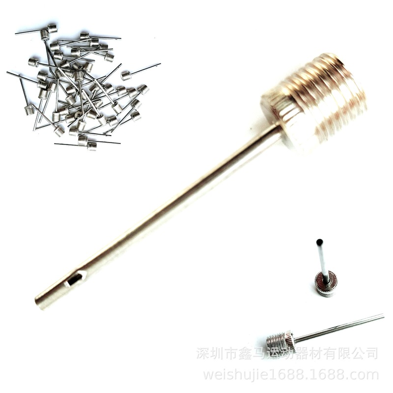 Stainless steel inflator ball needle inflatable needle basketball needle metal material football volleyball inflatable needle pinhole Stainless steel inflator ball needle inflatable needle basketball needle metal material football volleyball inflatable needle pinhole