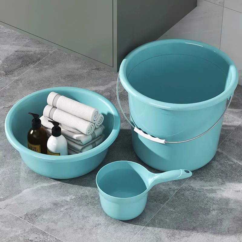 Plastic bucket, handheld tub for home use for laundry, capacious washbasin, wholesale