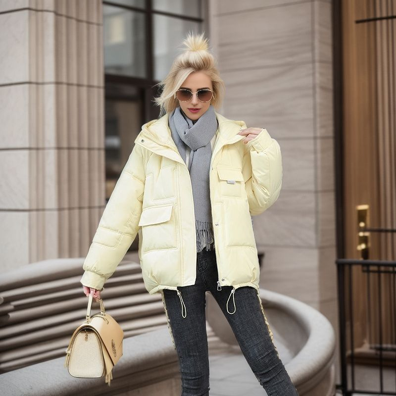Women's Padded Jacket Winter Coat Thickened Cotton Short Jacket_voghion.com