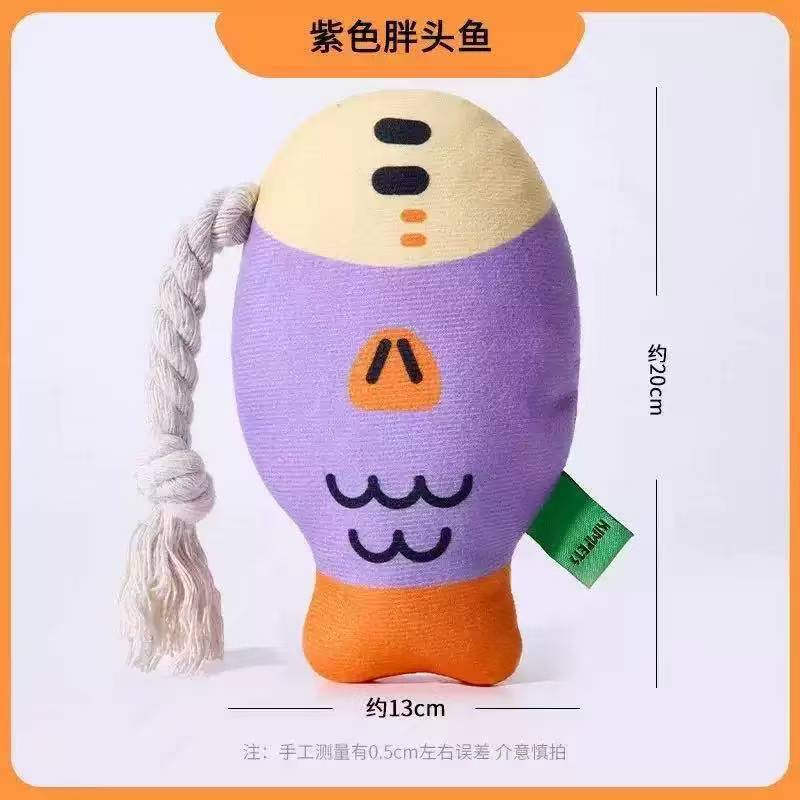 Fathead fish knot [purple]