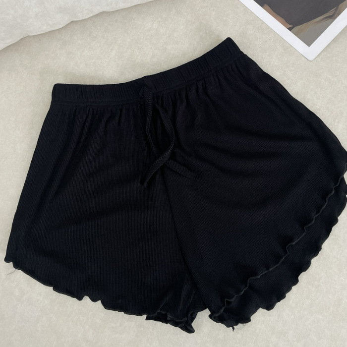 7508 # 싱글 반바지 블랙