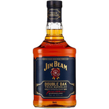 美国进口洋酒JIM BEAM金宾占边双桶波本威士忌鸡尾酒基酒多省包邮