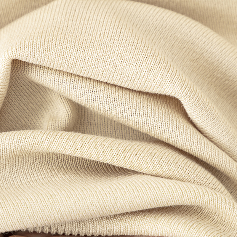 Solid Color V neck Ice Silk Suit Spring Autumn Loose High Waist Casual Two Piece Sweater