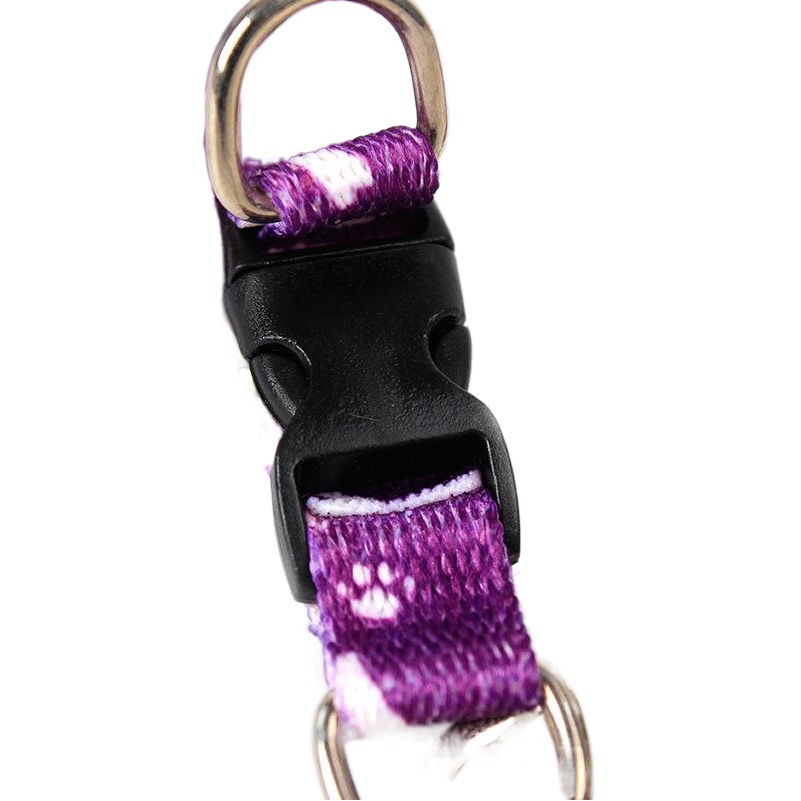 Correa de poliéster impresa pecho y espalda correa para mascotas Teddy Corgi pequeña correa de perro suministros para mascotas