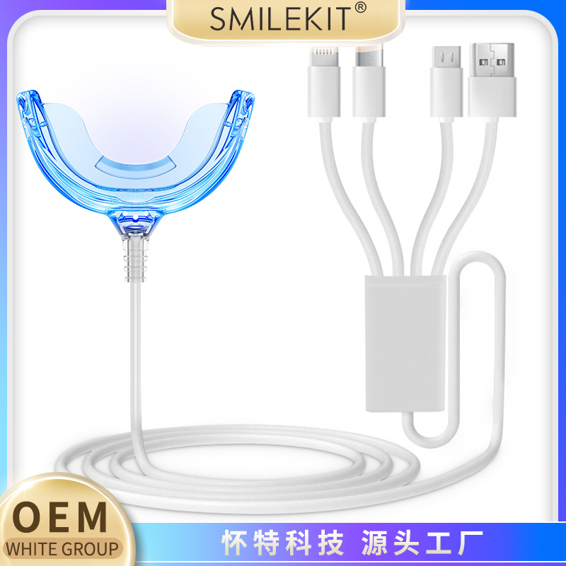 Blanqueamiento de dientes lámpara de blanqueamiento de dientes lámpara de línea de luz instrumento de belleza