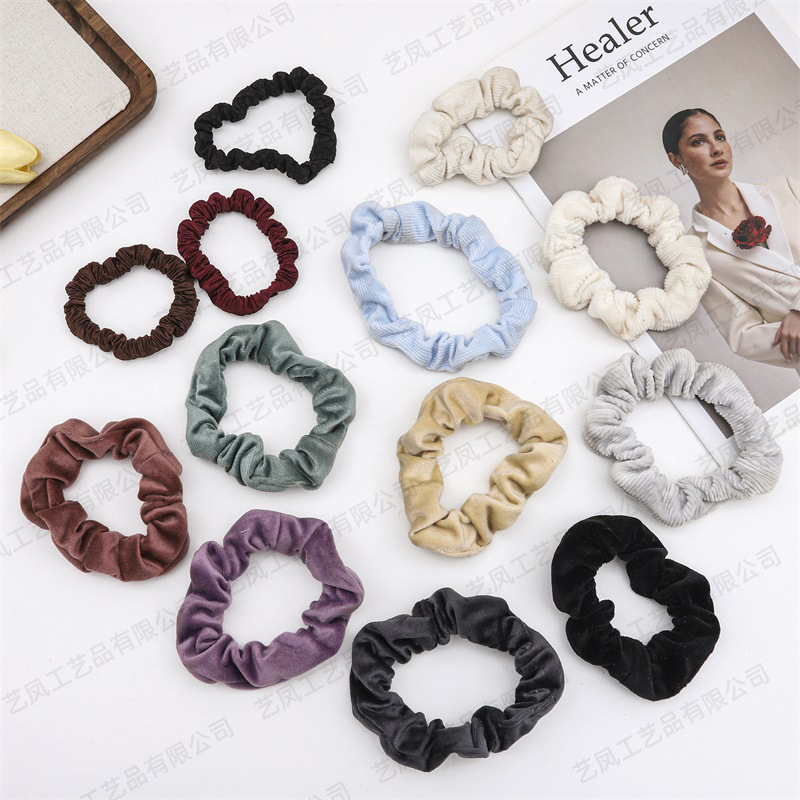 高级感猪大肠发圈韩国ins头绳简约可爱小皮筋女森系扎头发绳头饰