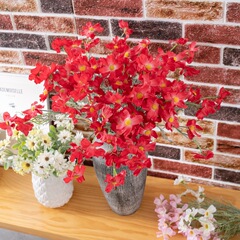 Factory Wholesale Cosmos 10-Head Gerbera Daisy Artificial Flowers for Foreign Trade, Home Decor, and Wedding Fake Flowers – DY-435