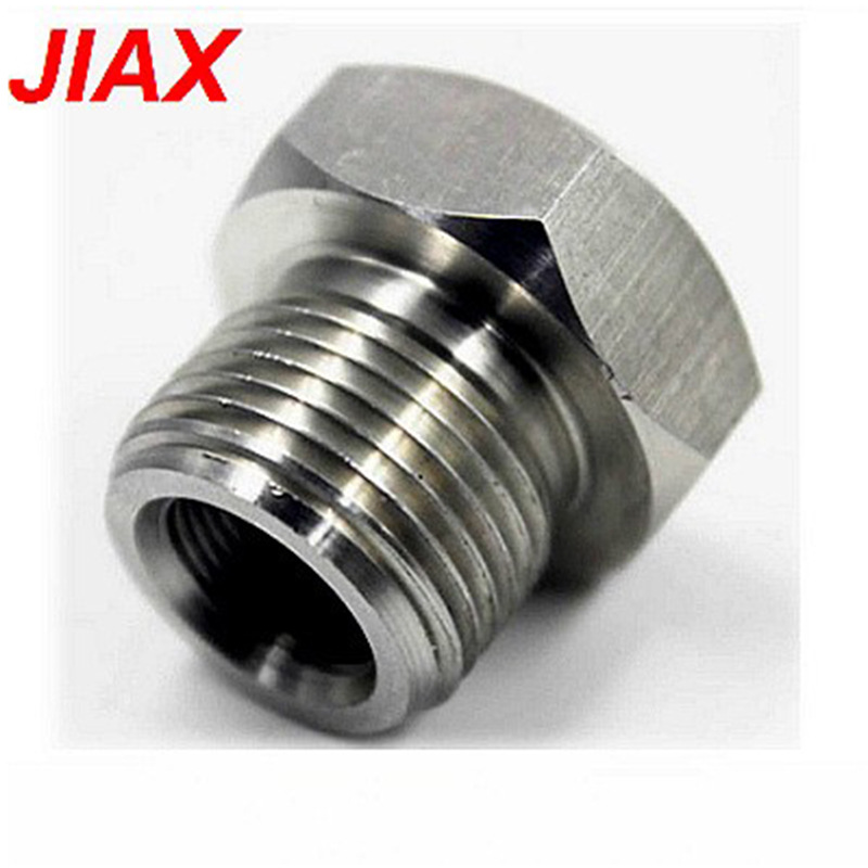 Accesorios de automóvil de venta caliente transfronterizos Adaptador de filtro de aceite de acero inoxidable 1/2-28 a 3/4-16 en stock