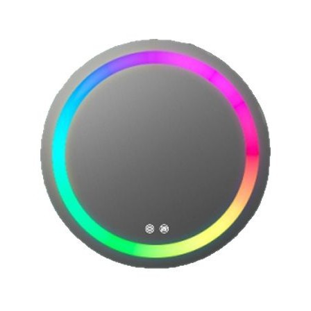 Comercio exterior transfronterizo baño espejo LED de color espejo luminoso RGB inteligente espejo de atmósfera de baño