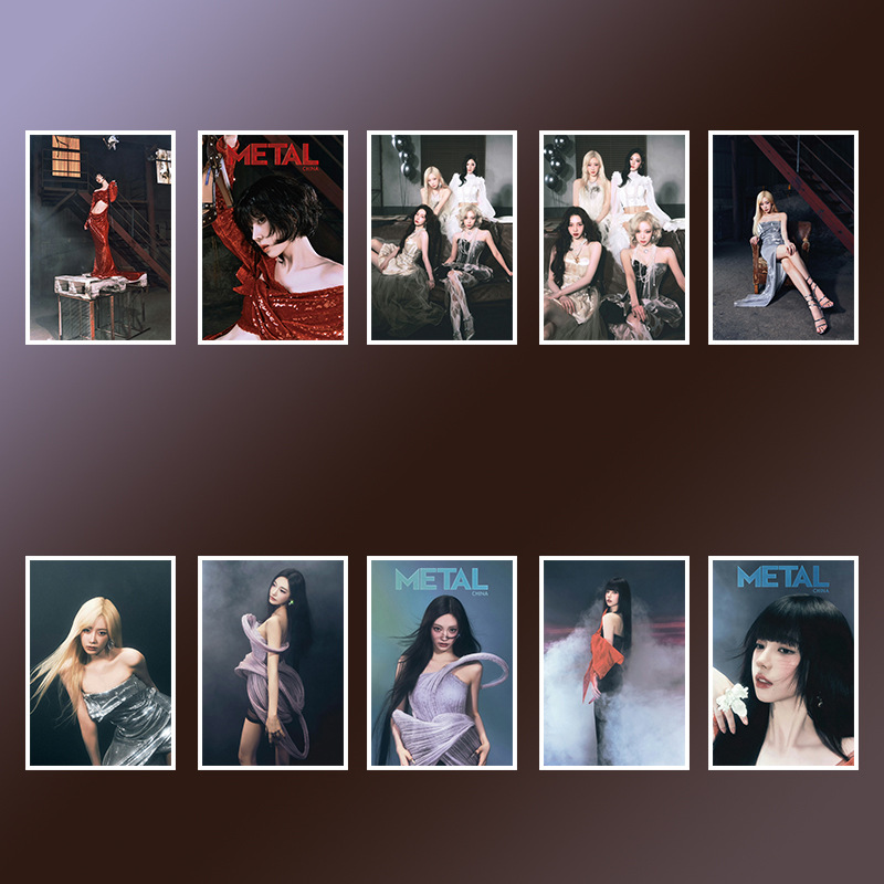 aespa 4周年纪念刊 杂志系列 不干胶海报 墙贴画 装饰画 周边收藏