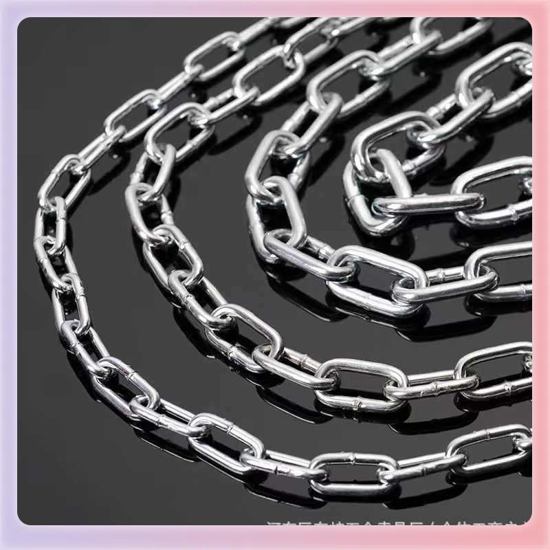 ✅镀锌链条铁链条铁链子围栏链条护栏链条秋千链条渔网链条起重链