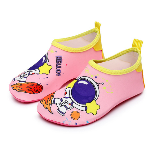 Children's beach shoes, unisex model, snorkeling and diving shoes, non-slip, anti-cut, skin-friendly soft shoes, seaside water shoes, stream trekking swimming.