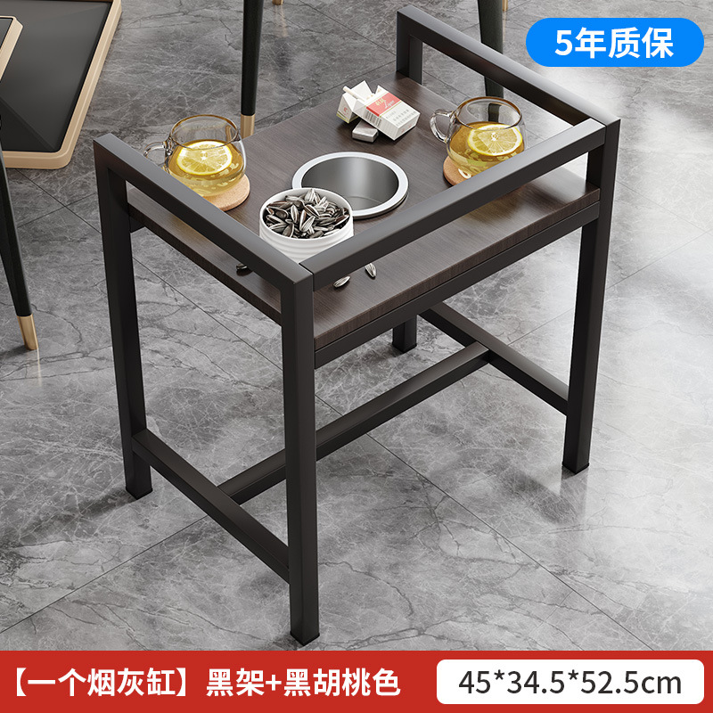 Mesa de mahjong, estante de té, sala de ajedrez y tarjetas, mesa lateral para una sola persona, máquina de mahjong móvil, estante de artículos al lado de la mesa de té