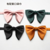 Bow tie, shirt for leisure with bow, Korean style