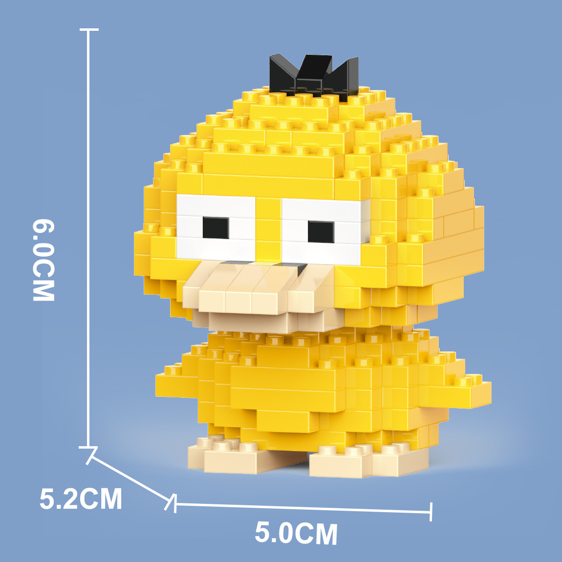 Compatible con LEGO gigante Panda flor azul lindo muñeca de dibujos animados montado bloques construcción juguete para niños puesto caja ciega al por mayor