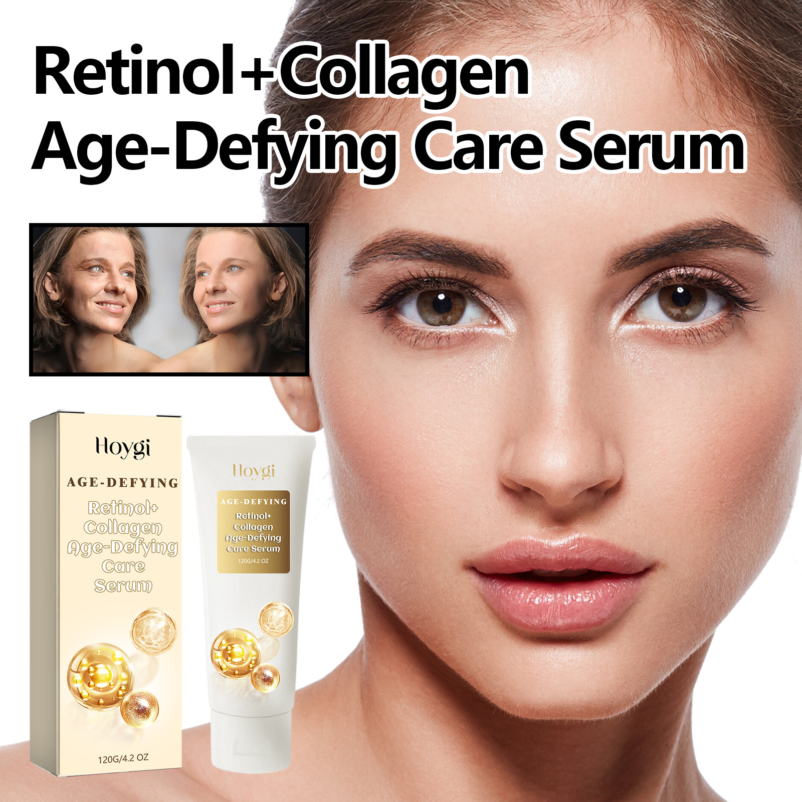 Hoygi Retinol Collagen Cream Firming Skin Anti-Wrinkle Anti-aging Repair Pore Moisturizing Skin