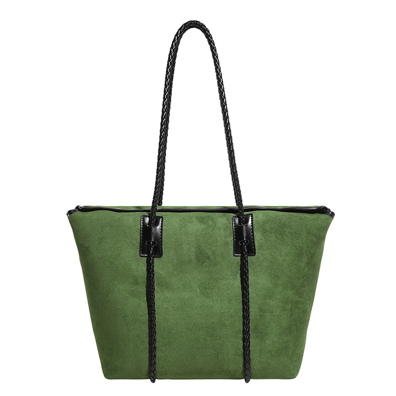 Bolsa de transporte de piel de ciervo de gran capacidad para mujeres nuevas sensaciones relajadas transfronterizas, lujosas y lujosas bolsas de hombro de moda