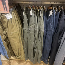 日单同款平替男装保暖长裤休闲裤子加绒侧口袋可束脚工装裤459710