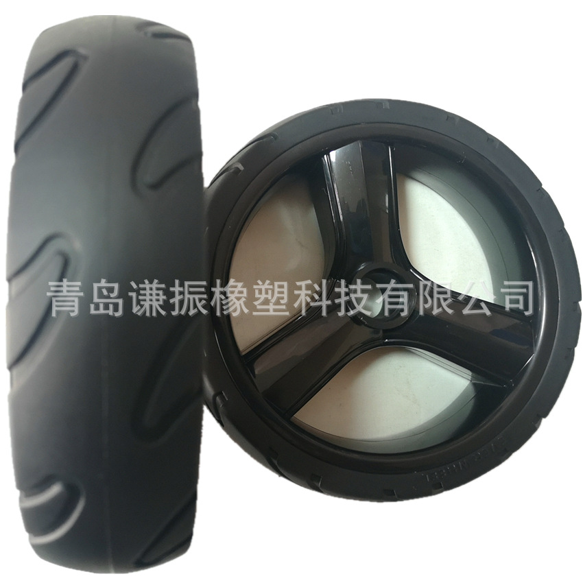 童车塑料轮 7寸8寸9寸10寸医疗车专用 发泡轮子 拖车轮