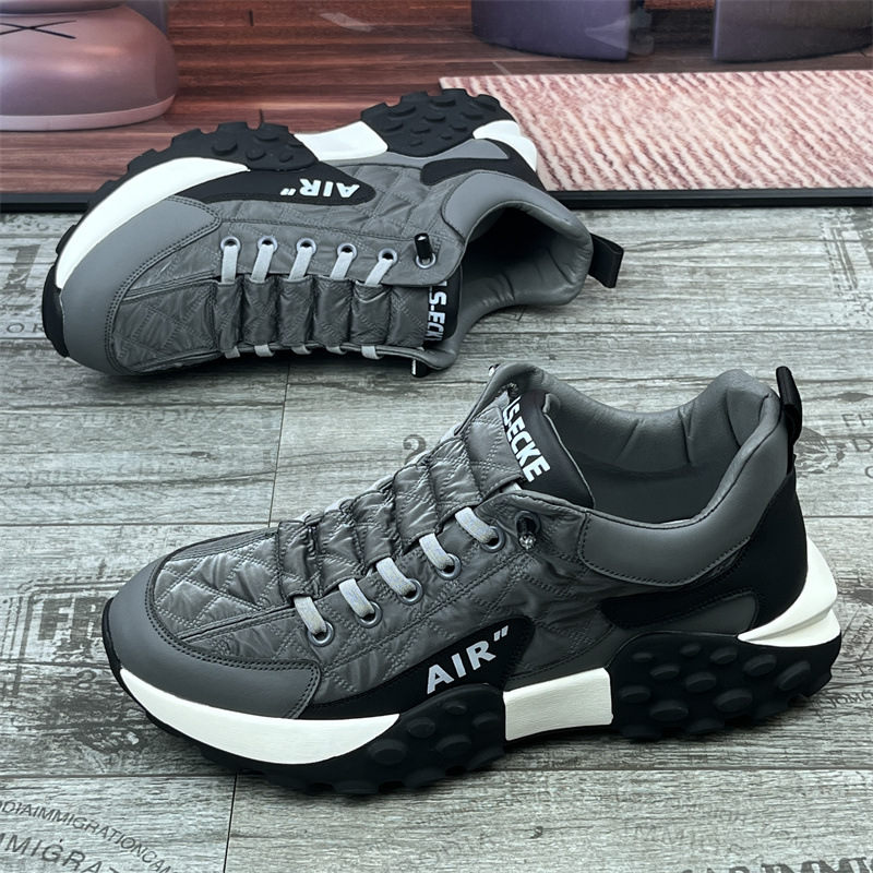 Zapatos de hombre 2023 nuevo verano suela gruesa aumento de la altura deportes correr argan Daddy zapatos de moda de los hombres de primavera y otoño zapatillas de deporte Casuales