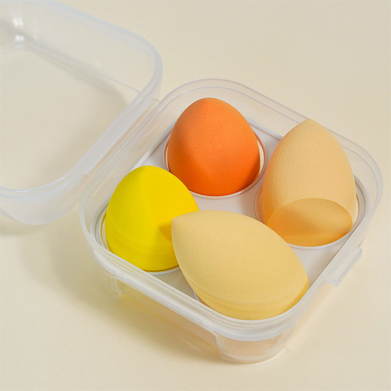 Simple Style Style Simple Style Multicolor Hydrophilic Non-latex Makeup Sponge 1 Set
