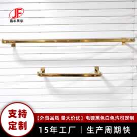 服装店展示架槽板正挂侧挂衣架墙面衣服正面展示架壁挂式挂衣杆