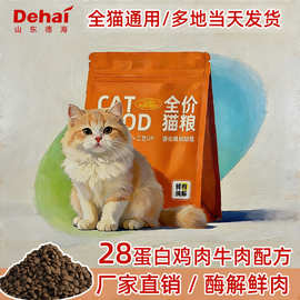 全价全期猫粮工厂幼猫成猫蓝猫英美短猫咪通用粮酶解鲜肉系列批发