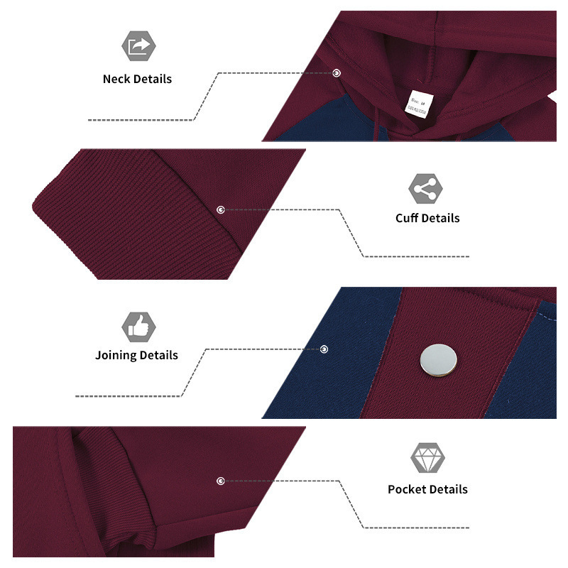 Men's Clothing Men's Heavyweight Fleece Lined Hooded Sweatshirt Set Style Simple Stylish Light Luxury Outdoor Workwear Commuter Warm_viptrois.com