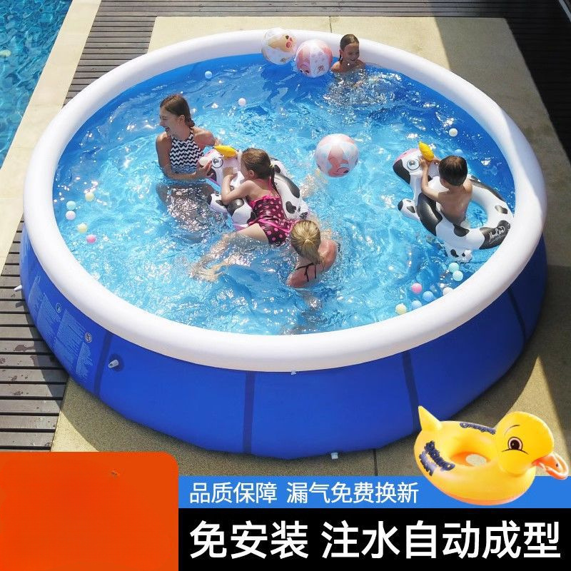 折叠游泳池成人洗澡池儿童游泳池圆形夹网家用大型洗澡浴盆戏水池