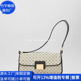 跨境PU腋下包 跨境RPET皮革单肩小方包 时尚PU手提袋 定制工厂