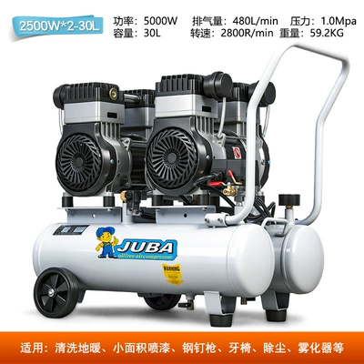 Hava kompressorları: air pump inflatable home decoration - double-tank-2500wx2-30l