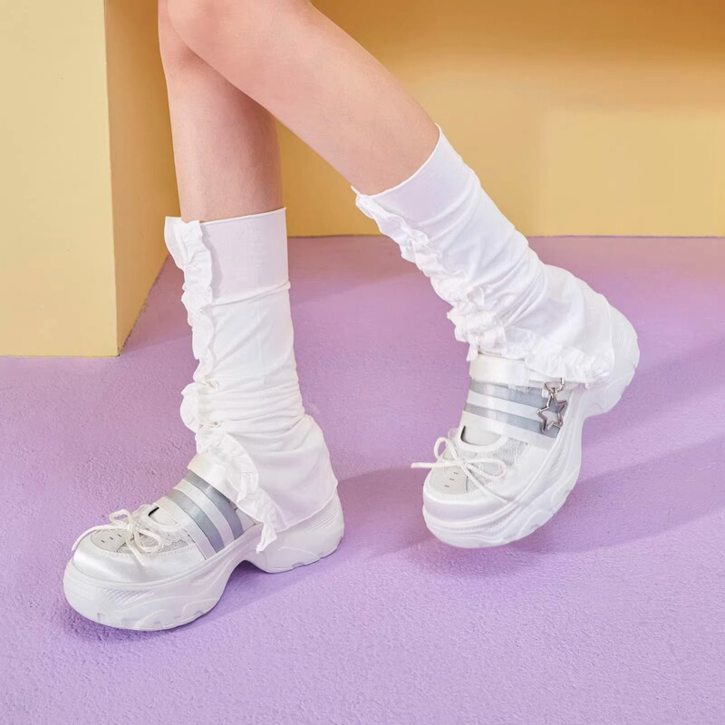 Masuism 2025 Summer New Thick-Soled Thick-Heeled Mary Jane Shoes, Versatile Casual Shoes, Fashionable Height-Increasing Shoes